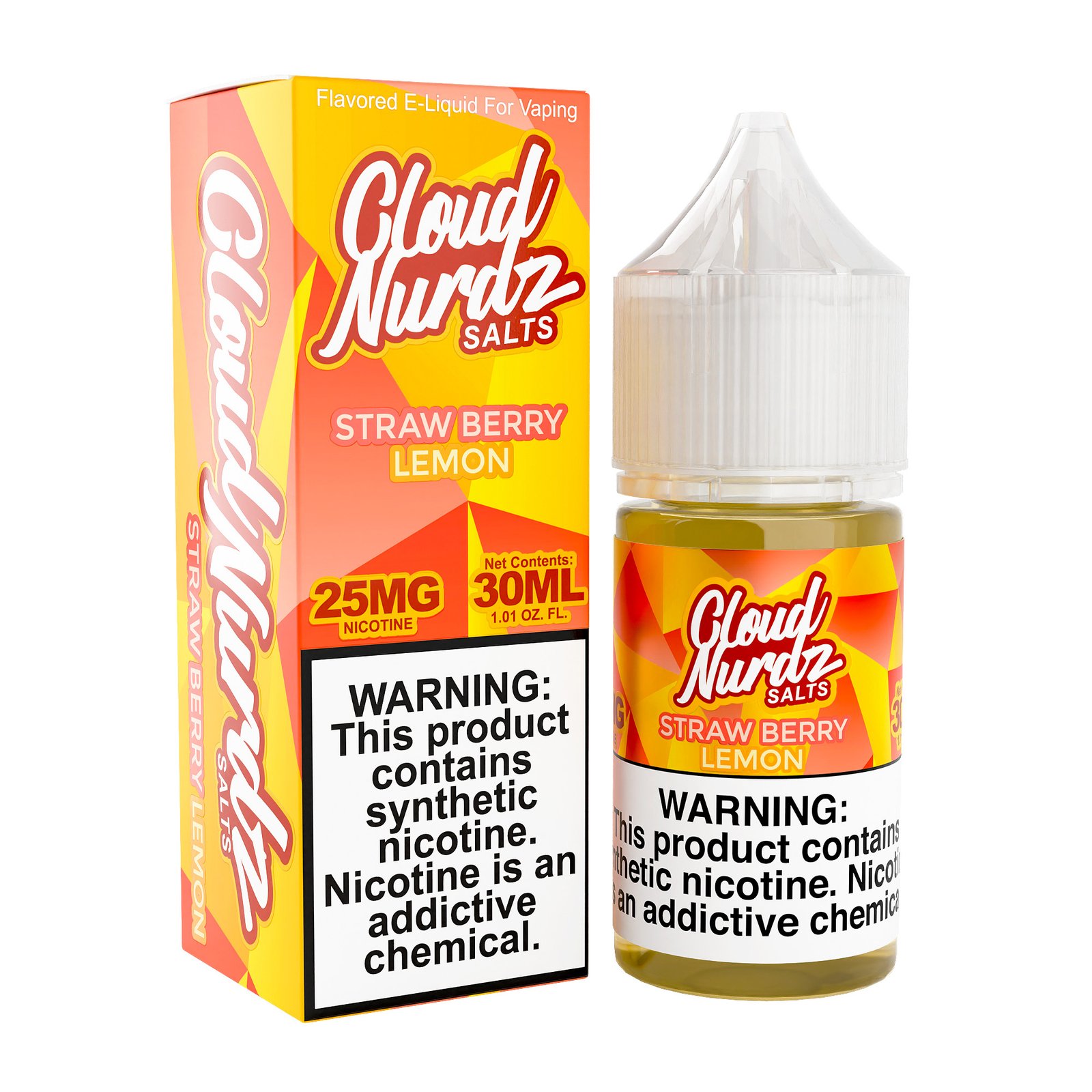 Strawberry Lemon – Cloud Nurdz Salts – 30mL